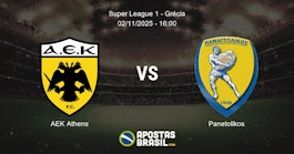 AEK Athens Panetolikos Super League 1 Grcia 02112025 1600