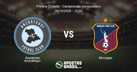 Academia Anzotegui Monagas Primera Divisin Campeonato Venezuelano 05102025 1200