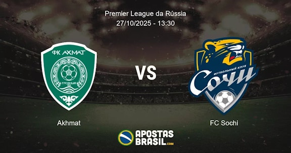 Akhmat FC Sochi Premier League da Rssia 27102025 1330