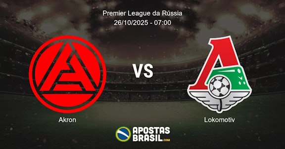 Akron Lokomotiv Premier League da Rssia 26102025 0700