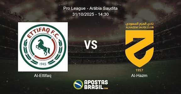 Al Ettifaq Al Hazm Pro League Arbia Saudita 31102025 1430