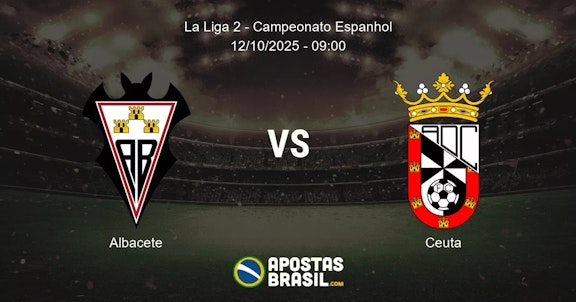 Albacete Ceuta La Liga 2 Campeonato Espanhol 12102025 0900