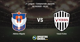 Albirex Niigata Vissel Kobe J1 League Campeonato Japons 26102025 0200