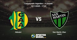Aldosivi San Martn San Juan Campeonato Argentino 1 Diviso 15112025 1700