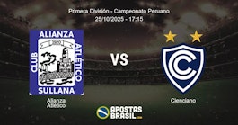 Alianza Atltico Cienciano Primera Divisin Campeonato Peruano 25102025 1715