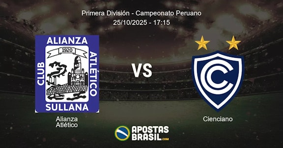 Alianza Atltico Cienciano Primera Divisin Campeonato Peruano 25102025 1715