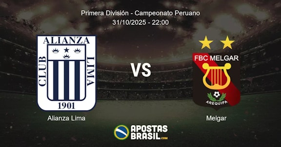 Alianza Lima Melgar Primera Divisin Campeonato Peruano 31102025 2200
