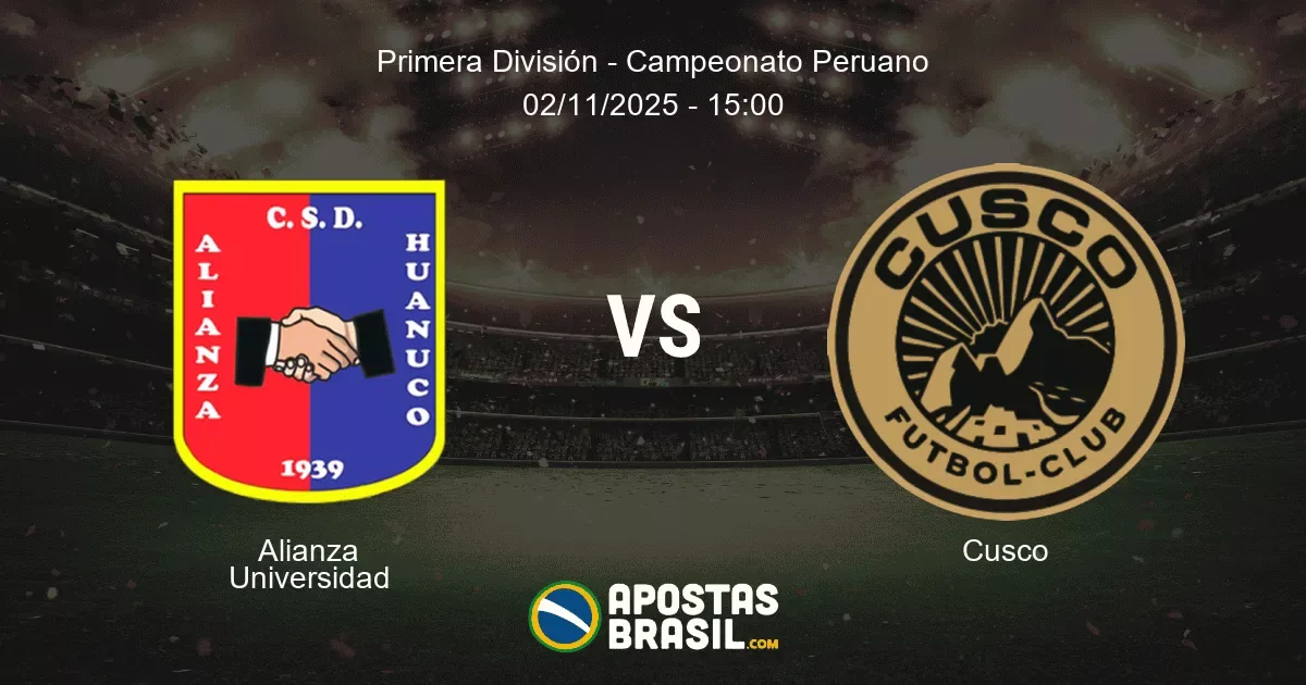 Alianza Universidad Cusco Primera Divisin Campeonato Peruano 02112025 1500