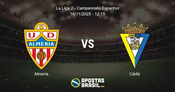 Almera Cdiz La Liga 2 Campeonato Espanhol 16112025 1215