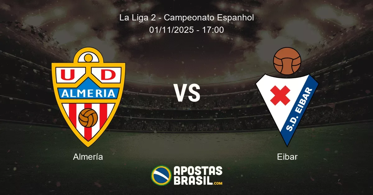 Almera Eibar La Liga 2 Campeonato Espanhol 01112025 1700