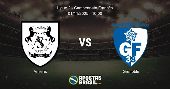 Amiens Grenoble Ligue 2 Campeonato Francs 01112025 1000
