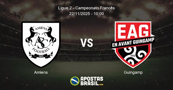 Amiens Guingamp Ligue 2 Campeonato Francs 22112025 1000