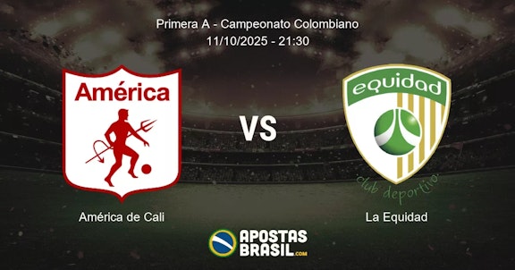 Amrica de Cali La Equidad Primera A Campeonato Colombiano 11102025 2130