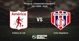Amrica de Cali Unin Magdalena Primera A Campeonato Colombiano 03112025 2020