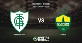 Amrica MG Cuiab Brasileiro Srie B 16112025 1630