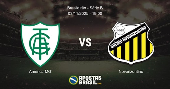 Amrica MG Novorizontino Brasileiro Srie B 03112025 1900