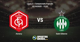 Annecy Saint Etienne Ligue 2 Campeonato Francs 25102025 1500
