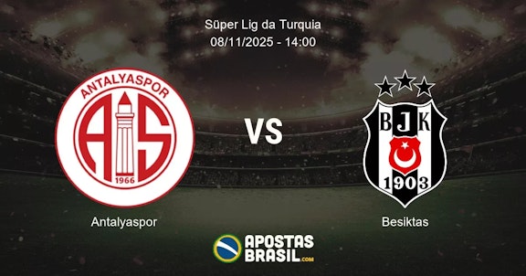 Antalyaspor Besiktas Sper Lig da Turquia 08112025 1400