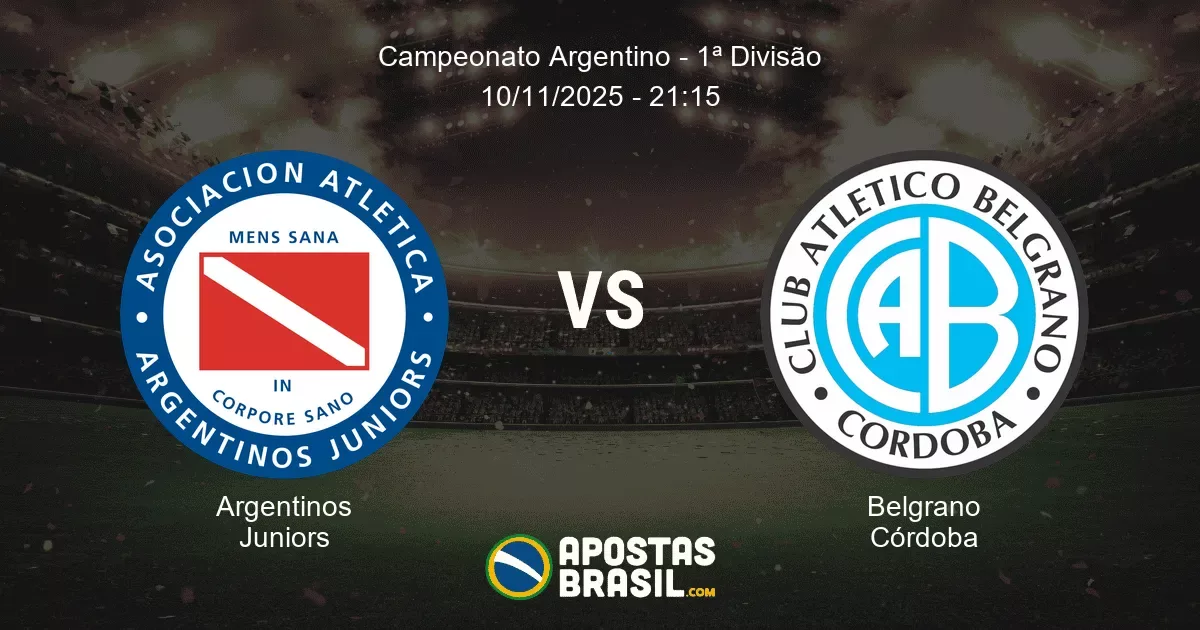 Argentinos Juniors Belgrano Crdoba Campeonato Argentino 1 Diviso 10112025 2115