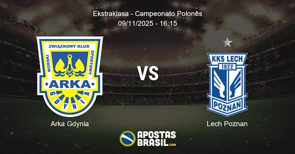 Arka Gdynia Lech Poznan Ekstraklasa Campeonato Polons 09112025 1615