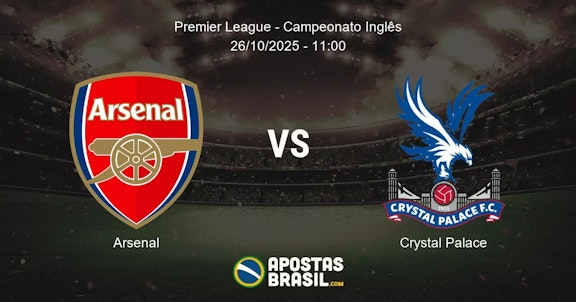 Arsenal Crystal Palace Premier League Campeonato Ingls 26102025 1100