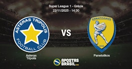 Asteras Tripolis Panetolikos Super League 1 Grcia 22112025 1430