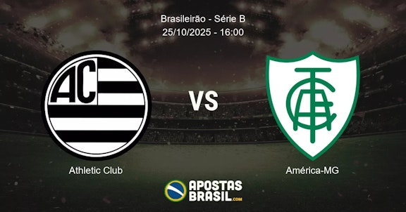 Athletic Club Amrica MG Brasileiro Srie B 25102025 1600