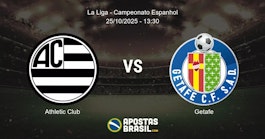 Athletic Club Getafe La Liga Campeonato Espanhol 25102025 1330