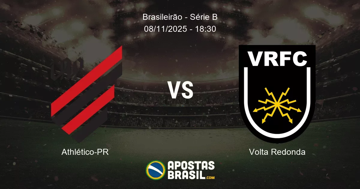 Athltico PR Volta Redonda Brasileiro Srie B 08112025 1830