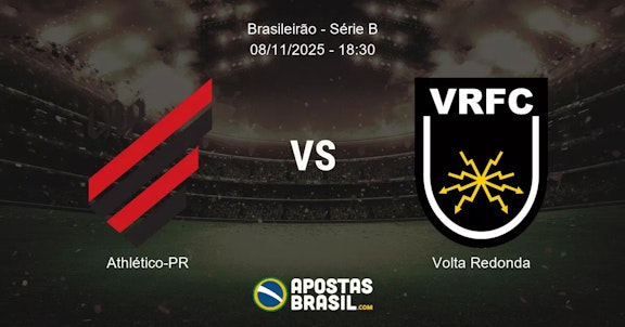 Athltico PR Volta Redonda Brasileiro Srie B 08112025 1830