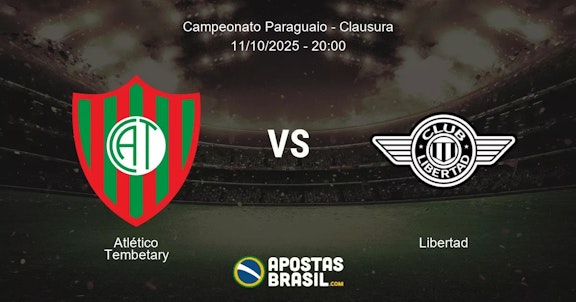 Atltico Tembetary Libertad Campeonato Paraguaio Clausura 11102025 2000