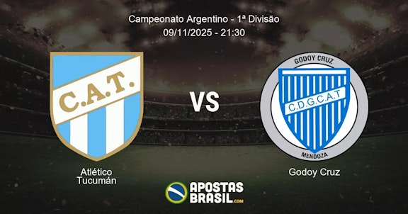 Atltico Tucumn Godoy Cruz Campeonato Argentino 1 Diviso 09112025 2130