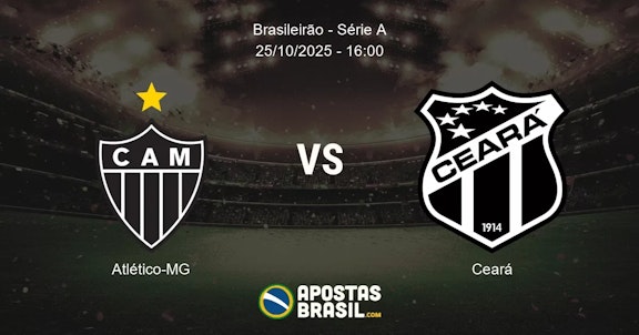 Atltico MG Cear Brasileiro Srie A 25102025 1600