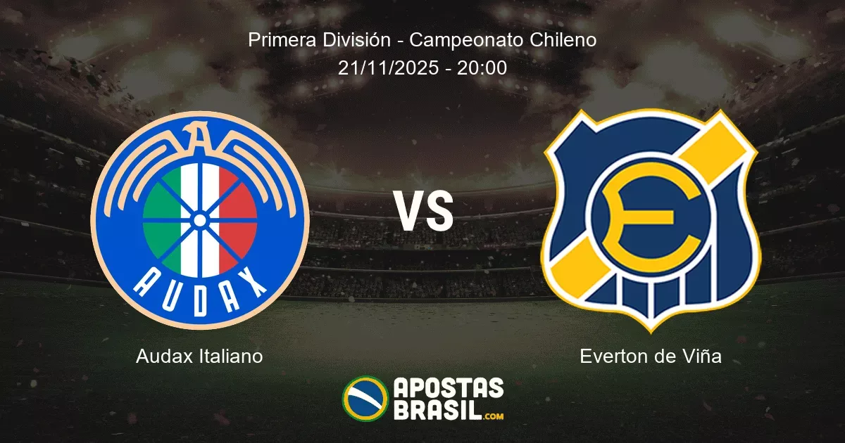 Audax Italiano Everton de Via Primera Divisin Campeonato Chileno 21112025 2000