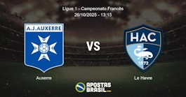 Auxerre Le Havre Ligue 1 Campeonato Francs 26102025 1315