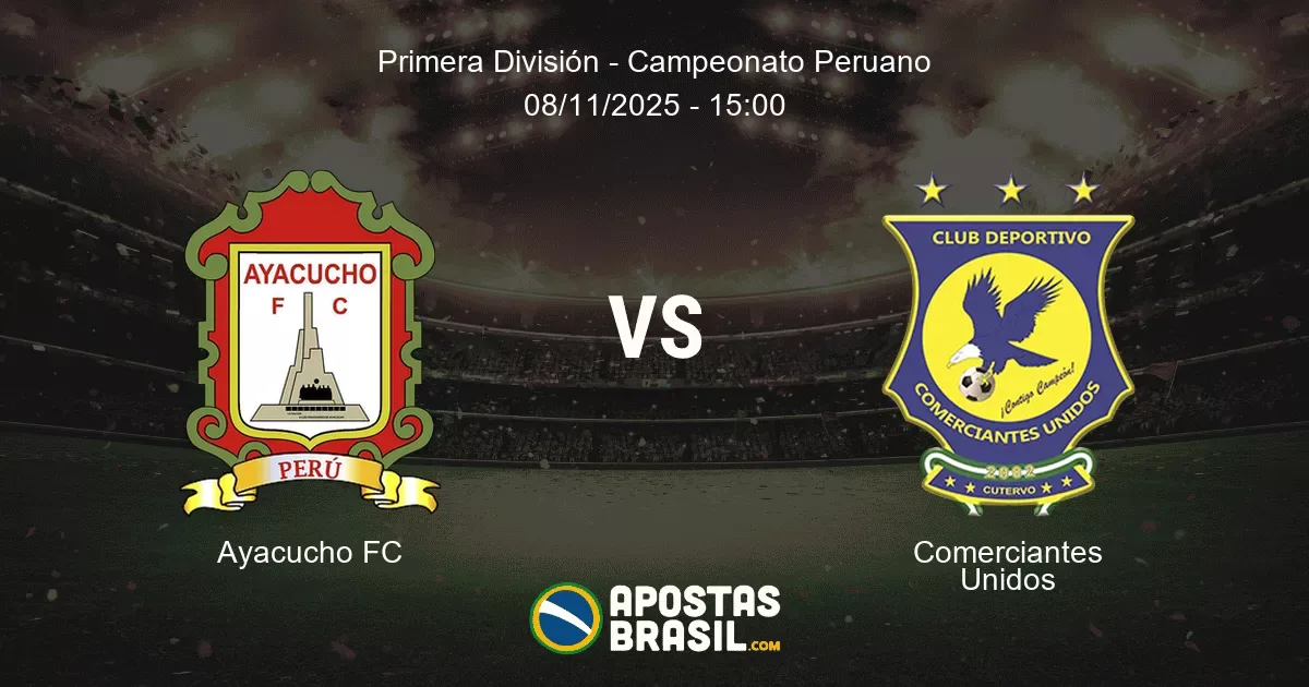Ayacucho FC Comerciantes Unidos Primera Divisin Campeonato Peruano 08112025 1500