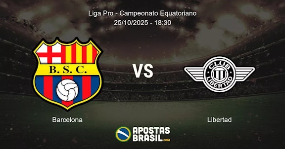 Barcelona Libertad Liga Pro Campeonato Equatoriano 25102025 1830
