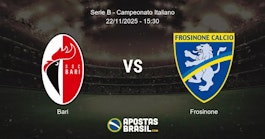 Bari Frosinone Serie B Campeonato Italiano 22112025 1530