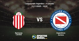 Barracas Central Argentinos Juniors Campeonato Argentino 1 Diviso 01112025 1600
