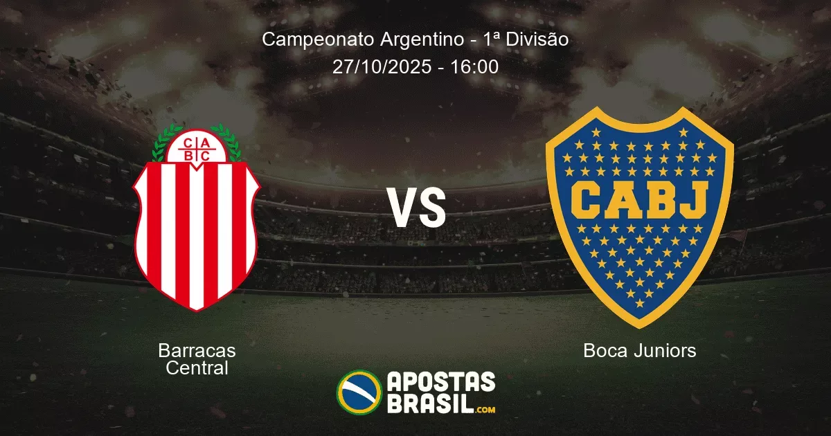 Barracas Central Boca Juniors Campeonato Argentino 1 Diviso 27102025 1600