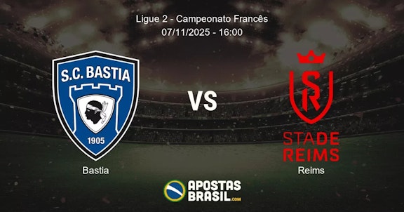 Bastia Reims Ligue 2 Campeonato Francs 07112025 1600