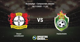 Bayer Leverkusen Heidenheim Bundesliga Campeonato Alemo 08112025 1130