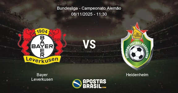 Bayer Leverkusen Heidenheim Bundesliga Campeonato Alemo 08112025 1130