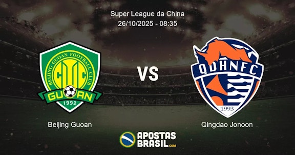 Beijing Guoan Qingdao Jonoon Super League da China 26102025 0835