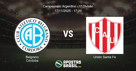 Belgrano Crdoba Unin Santa Fe Campeonato Argentino 1 Diviso 17112025 1700