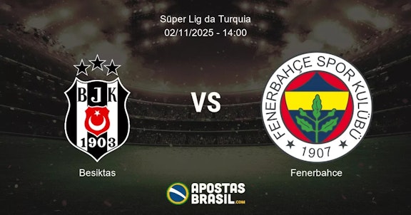 Besiktas Fenerbahce Sper Lig da Turquia 02112025 1400