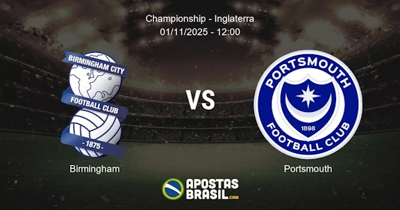 Birmingham Portsmouth Championship Inglaterra 01112025 1200