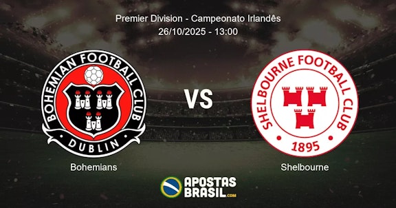 Bohemians Shelbourne Premier Division Campeonato Irlands 26102025 1300