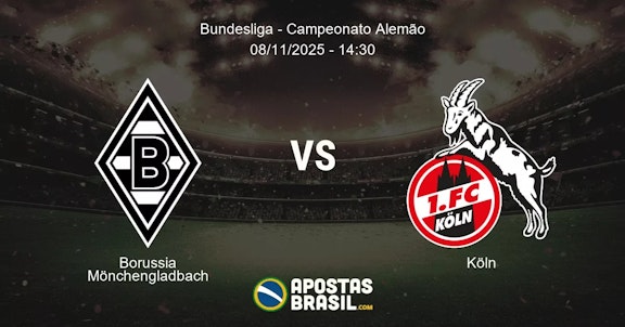 Borussia Mnchengladbach Kln Bundesliga Campeonato Alemo 08112025 1430