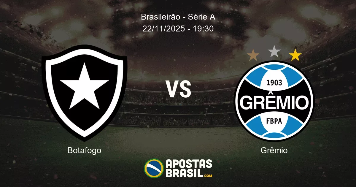 Botafogo Grmio Brasileiro Srie A 22112025 1930